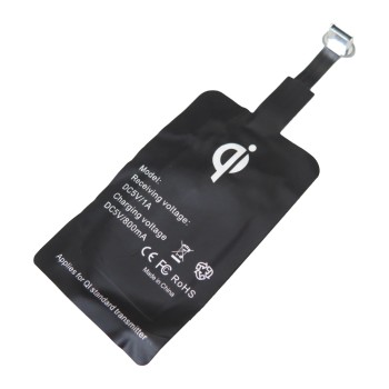 گیرنده شارژر القایی 5 ولت Qi دارای ارتباط میکرو USB ( جهت منفی )