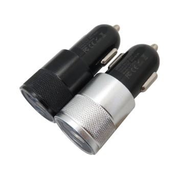 شارژر فندکی با دو خروجی USB ,Type C و قدرت جریان دهی 3.1A