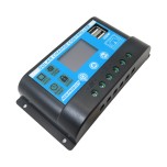 کنترلر شارژ پنل های خورشیدی 12 تا 24 ولت 20A با صفحه نمایش و خروجی USB