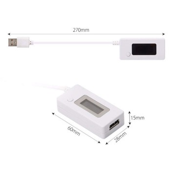 ماژول نمایشگر و مانیتورینگ ولتاژ و جریان USB مدل KCX-017