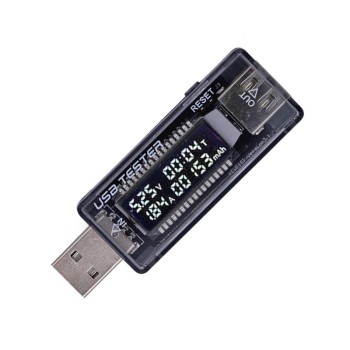 ماژول مانیتورینگ ولتاژ ، جریان و میزان شارژ انجام شده USB
