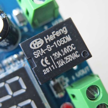 ماژول کنترل دشارژ باتری XH-M609 با محدوده 7 تا 80 ولت DC