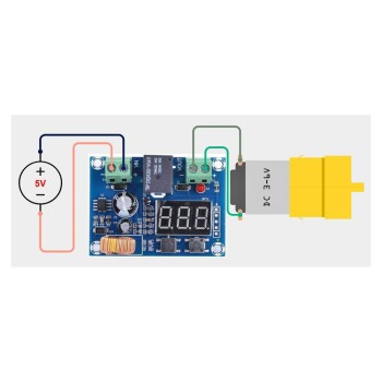 ماژول کنترل دشارژ باتری XH-M609 با محدوده 7 تا 80 ولت DC