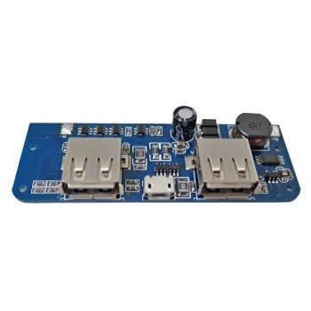 ماژول شارژر و دشارژر باتری لیتیومی دارای دو خروجی 5V USB