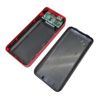 کیت پاور بانک دارای دو خروجی 2A USB دارای ورودی لایتنینگ/ میکرو USB/تایپ C