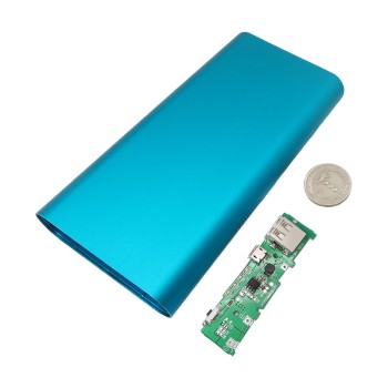 قطعات یدکی کیت پاور بانک 8 باتری دارای خروجی 5V 2A USB