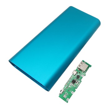 قطعات یدکی کیت پاور بانک 8 باتری دارای خروجی 5V 2A USB