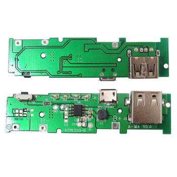 قطعات یدکی کیت پاور بانک 8 باتری دارای خروجی 5V 2A USB