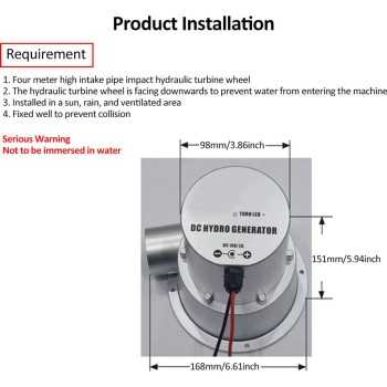 ژنراتور آبی 12 ولت 50 وات