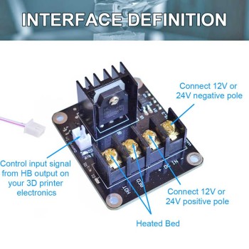 ماژول پاور هیت بد پرینتر سه بعدی ماژول پاور هیت بد پرینتر سه بعدی