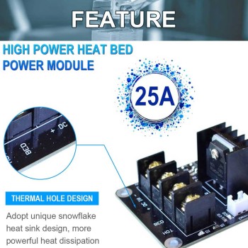 ماژول پاور هیت بد پرینتر سه بعدی ماژول پاور هیت بد پرینتر سه بعدی