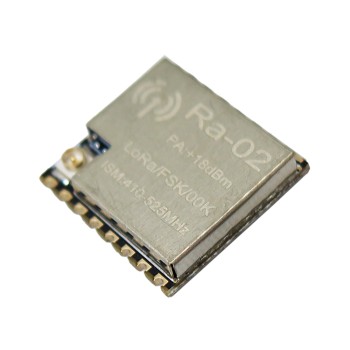 ماژول ترنسیور وایرلس LORA-RA02 دارای چیپ SX1278 و فرکانس 433MHz