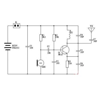 کیت فرستنده رادیویی FM فرکانس 88 تا 108 مگاهرتز