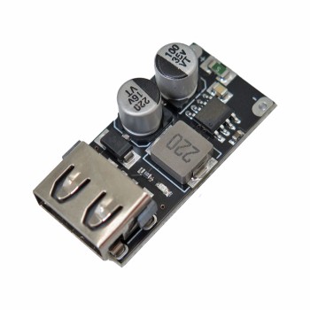 ماژول رگولاتور DC به DC کاهنده 3.4 آمپر دارای خروجی USB 5V ( فست شارژ )