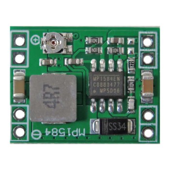 ماژول رگولاتور DC به DC کاهنده  MP1584EN با قابلیت تنظیم ولتاژ خروجی