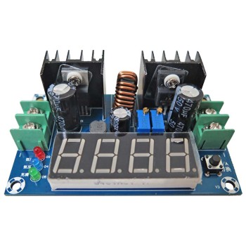 ماژول رگولاتور DC به DC کاهنده XL4016 با قابلیت نمایش و تنظیم ولتاژ و جریان خروجی ماژول رگولاتور DC به DC کاهنده XL4016 با قابلیت نمایش و تنظیم ولتاژ و جریان خروجی