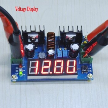 ماژول رگولاتور DC به DC کاهنده XL4016 با قابلیت نمایش و تنظیم ولتاژ و جریان خروجی ماژول رگولاتور DC به DC کاهنده XL4016 با قابلیت نمایش و تنظیم ولتاژ و جریان خروجی