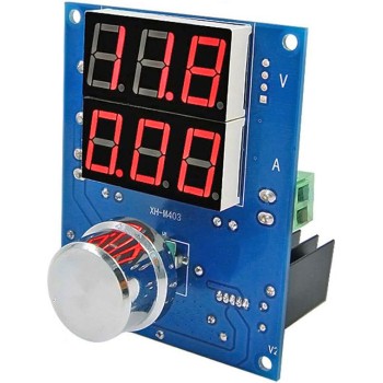 ماژول کاهنده XH-M403 با نمایشگر ولتاژ و جریان قابل تنظیم ماژول کاهنده XH-M403 با نمایشگر ولتاژ و جریان قابل تنظیم