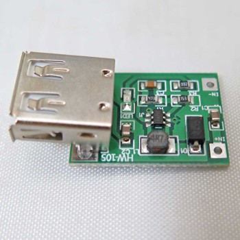 ماژول افزاینده ولتاژ USB از 0.9 تا 5 ولت به 5 ولت با جریان 600 میلی‌آمپر