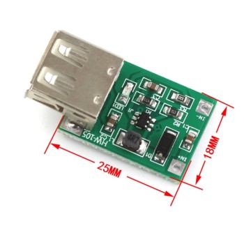 ماژول افزاینده ولتاژ USB از 0.9 تا 5 ولت به 5 ولت با جریان 600 میلی‌آمپر
