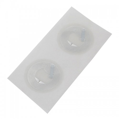 تگ RFID دایره ای چسبی دارای فرکانس 13.56MHz و قطر 25mm پک 2 تایی