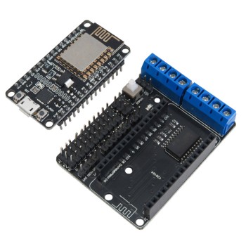 پک کامل شاسی تانک TP101 با شیلد موتور L293DD و برد ESP8266