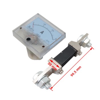 دستگاه آمپر متر عقربه ای آنالوگ 0 تا 300 آمپر DC