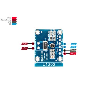 ماژول اندازه گیری ولتاژ و جریان INA219 با خروجی I2C ماژول اندازه گیری ولتاژ و جریان INA219 با خروجی I2C