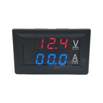 ماژول نمایشگر دیجیتال ولتاژ و جریان پنلی 100V / 10A DC ماژول نمایشگر دیجیتال ولتاژ و جریان پنلی 100V / 10A DC