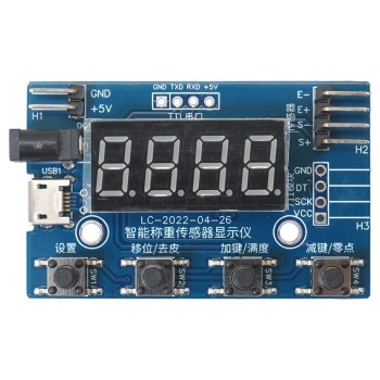 ماژول نمایشگر سنسور وزن HX711 با دقت 24 بیت