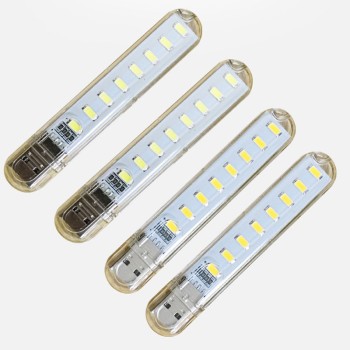 چراغ مطالعه USB مهتابی با 8 عدد LED