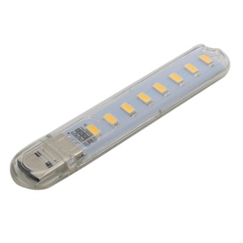 چراغ مطالعه USB مهتابی با 8 عدد LED