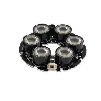 پروژکتور 6 لامپه مادون قرمز ویژه انواع دوربین ها - جهت دید در شب - دارای سنسور سنجش نور محیط