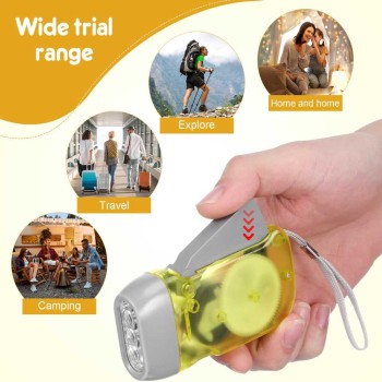 چراغ قوه هندلی با سه LED پرنور