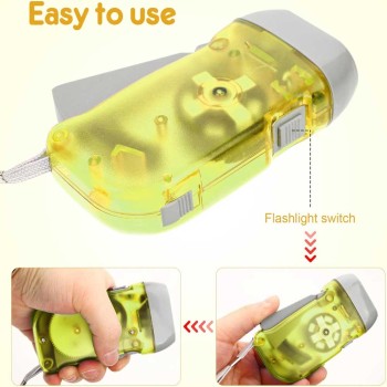 چراغ قوه هندلی با سه LED پرنور