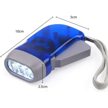 چراغ قوه هندلی با سه LED پرنور