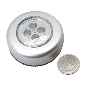 چراغ LED سقفی و دیواری باتری خور - لامپ LED  فشاری
