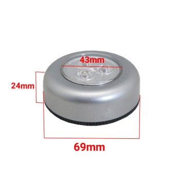 چراغ LED سقفی و دیواری باتری خور - لامپ LED  فشاری