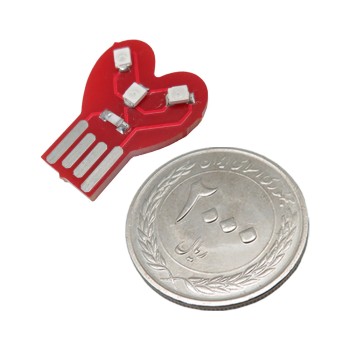 ماژول LED USB مدل قلبی با نور قرمز