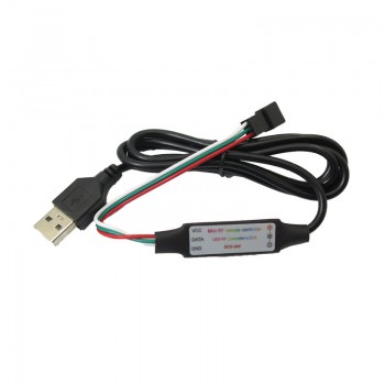 کنترلر LED RGB با تغذیه USB