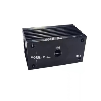 هیت سینک آلومینیومی خنک کننده دیود لیزر 12 میلی متری
