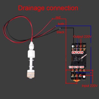 سنسور تعیین سطح مایع (سوئیچ شناور) P100 دارای دو شناور