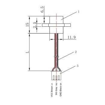 سنسور غیر تماسی تشخیص سطح مایع FS-IR1907