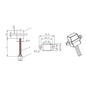 سنسور غیر تماسی تشخیص سطح مایع FS-IR1907