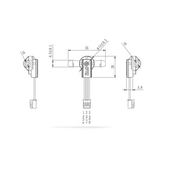 سنسور تشخیص سیال PCFS-IR212F