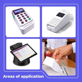 رول کاغذ حرارتی 57 میلی‌ متری با ماندگاری چاپ 10 ساله