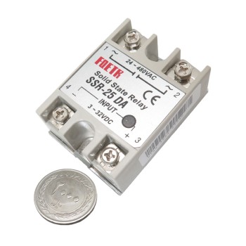 رله حالت جامد 25A تک فاز SSR-25DA