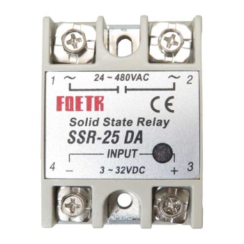 رله حالت جامد 25A تک فاز SSR-25DA