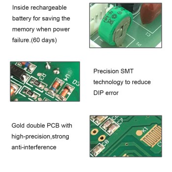 تایمر سوئیچ دیجیتال قابل برنامه ریزی CN101A مدل 5v 12v 220v