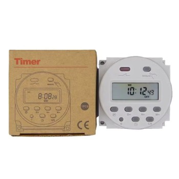 تایمر سوئیچ دیجیتال قابل برنامه ریزی CN101A مدل 5v 12v 220v